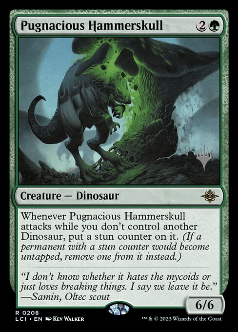 Pugnacious Hammerskull (208p) [The Lost Caverns of Ixalan Promos]