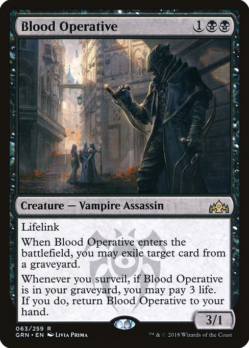 Blood Operative (63) [Guilds of Ravnica]