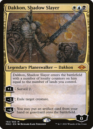 Dakkon, Shadow Slayer (192) [Modern Horizons 2]