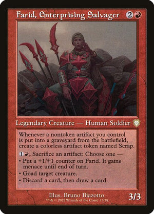 Farid, Enterprising Salvager (13) [The Brothers' War Commander]