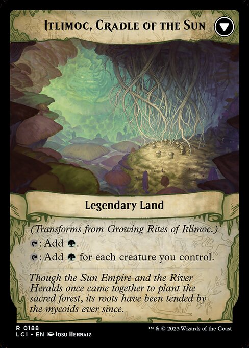Growing Rites of Itlimoc // Itlimoc, Cradle of the Sun (188) [The Lost Caverns of Ixalan]