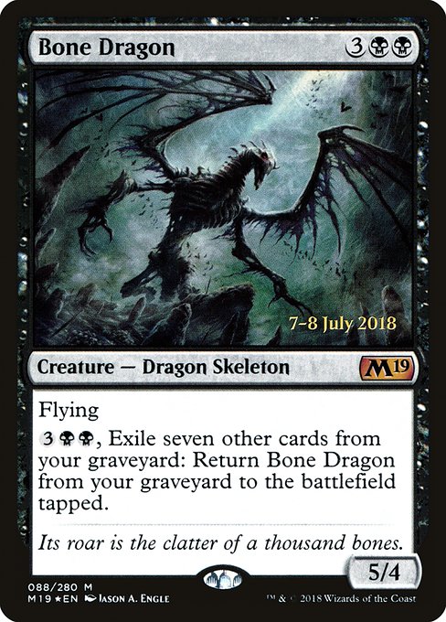 Bone Dragon (88s) [Core Set 2019 Promos]