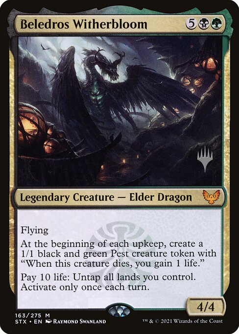 Beledros Witherbloom (163p) [Strixhaven: School of Mages Promos]