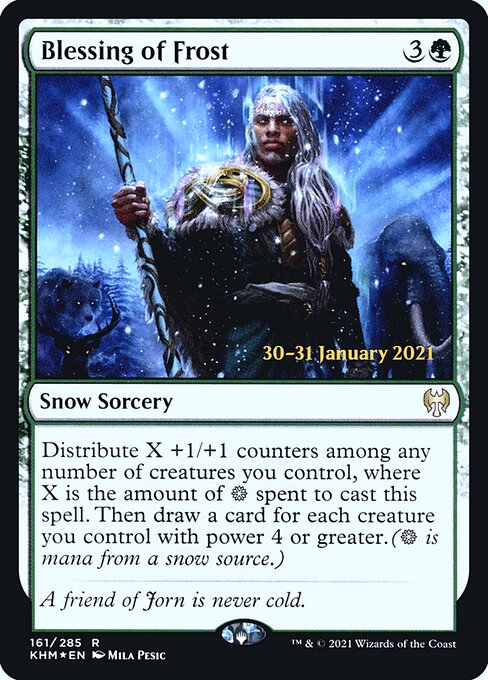 Blessing of Frost (161s) [Kaldheim Promos]
