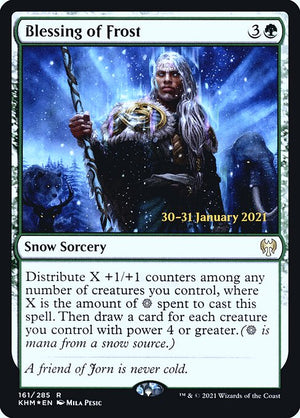 Blessing of Frost (161s) [Kaldheim Promos]