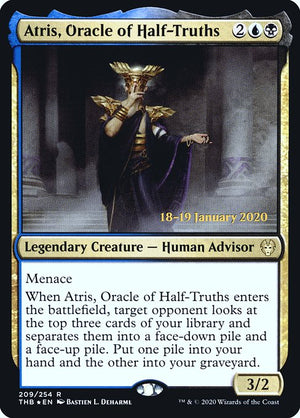 Atris, Oracle of Half-Truths (209s) [Theros Beyond Death Promos]
