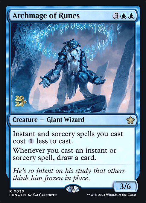 Archmage of Runes (30s) [Foundations Promos]