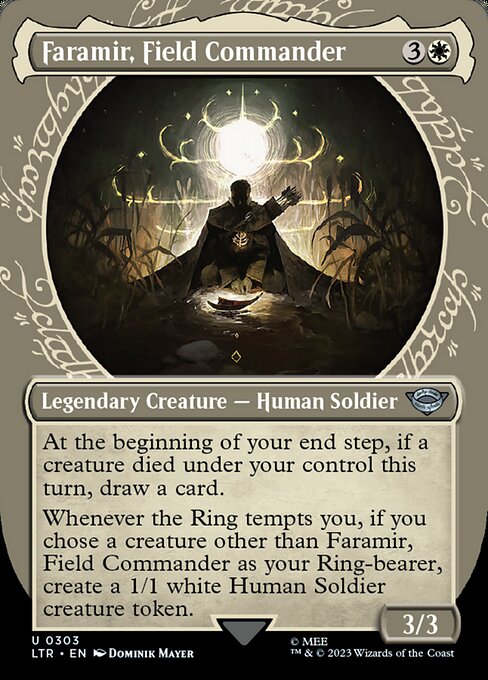 Faramir, Field Commander (303) [The Lord of the Rings: Tales of Middle-earth] [Showcase, Borderless]