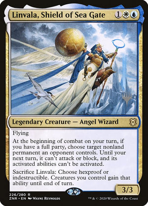 Linvala, Shield of Sea Gate (226p) [Zendikar Rising Promos]
