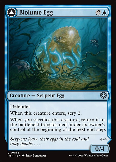 Biolume Egg // Biolume Serpent (54) [Innistrad Remastered]
