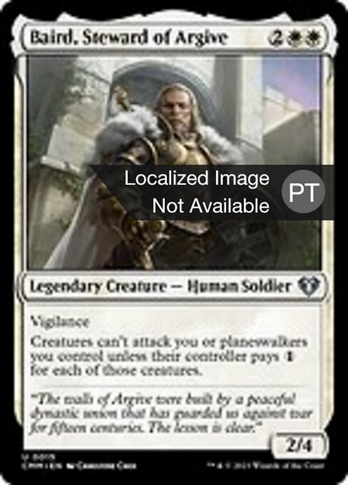 Baird, Steward of Argive (15) [Commander Masters]