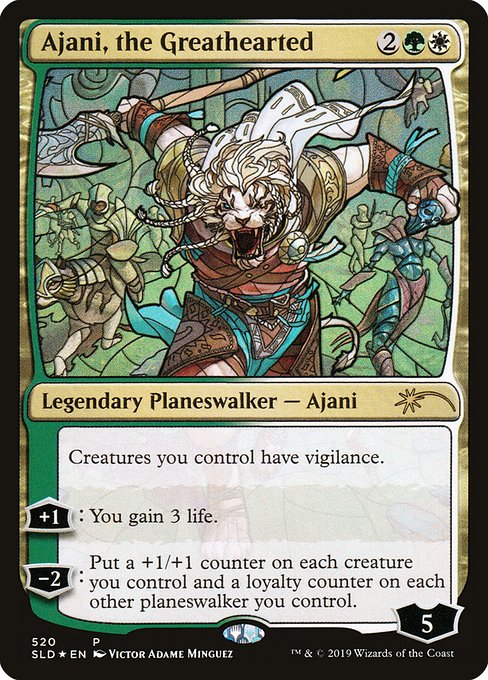 Ajani, the Greathearted (520) [Secret Lair Drop]