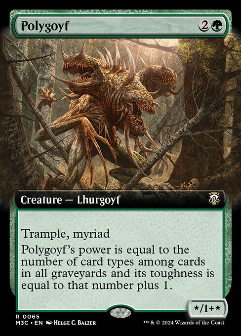 Polygoyf (65) [Modern Horizons 3 Commander]