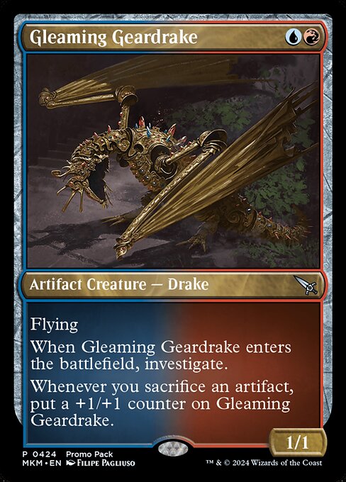 Gleaming Geardrake (424) [Murders at Karlov Manor]