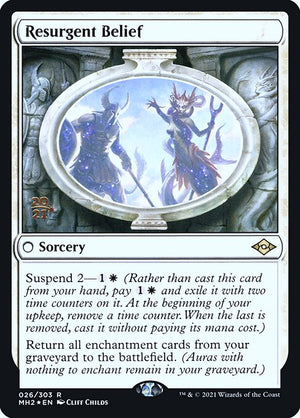 Resurgent Belief (26s) [Modern Horizons 2 Promos]