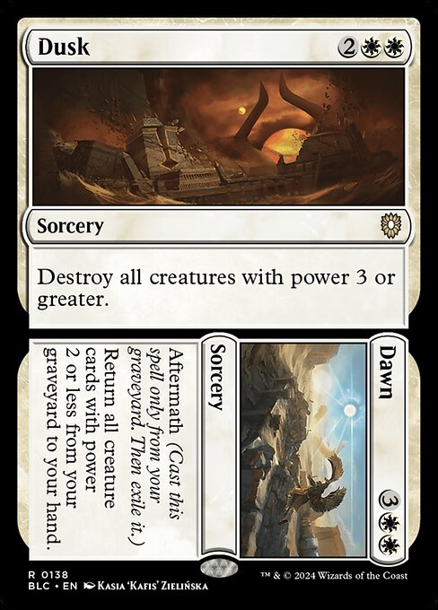 Dusk // Dawn (138) [Bloomburrow Commander]