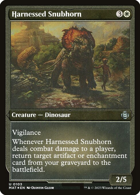 Harnessed Snubhorn (103) [March of the Machine: The Aftermath]
