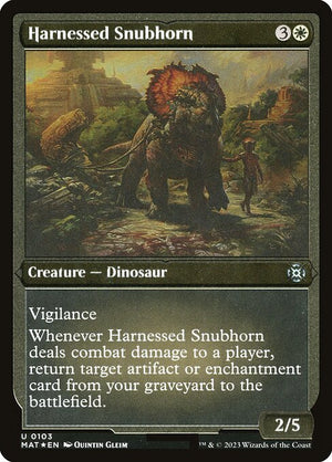 Harnessed Snubhorn (103) [March of the Machine: The Aftermath]