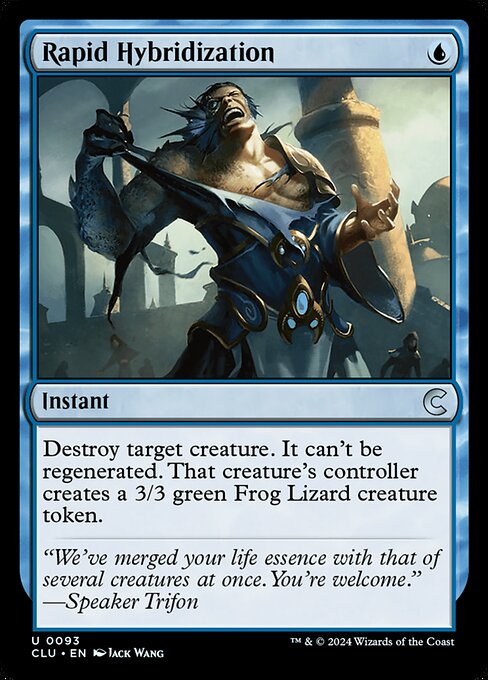 Rapid Hybridization (93) [Ravnica: Clue Edition]