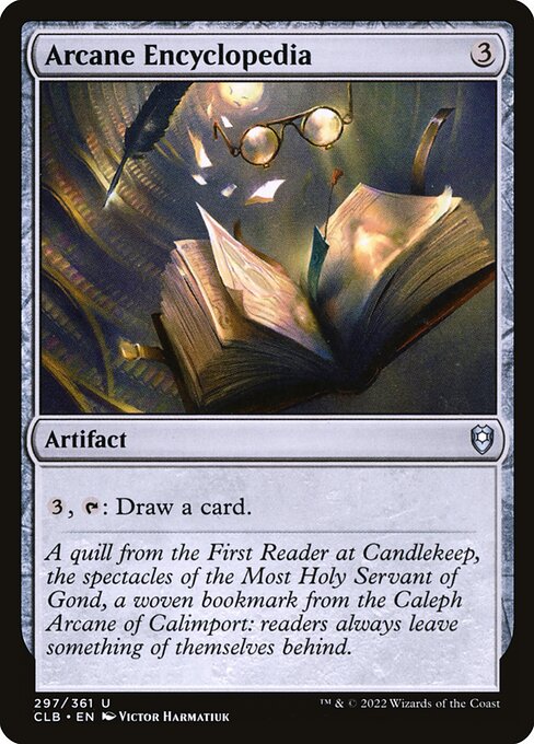 Arcane Encyclopedia (297) [Commander Legends: Battle for Baldur's Gate]
