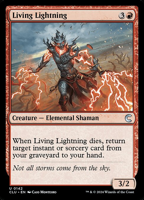 Living Lightning (142) [Ravnica: Clue Edition]