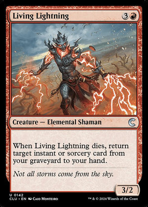 Living Lightning (142) [Ravnica: Clue Edition]