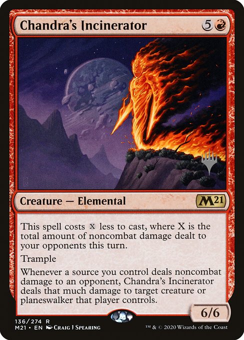 Chandra's Incinerator (136p) [Core Set 2021 Promos]