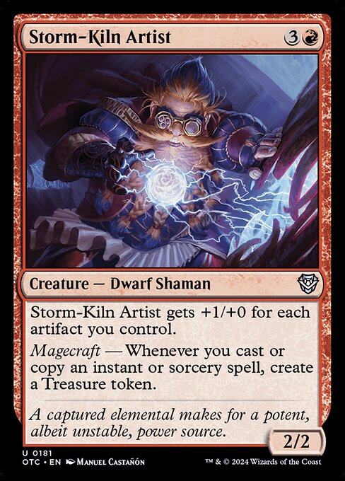 Storm-Kiln Artist (181) [Outlaws of Thunder Junction Commander]