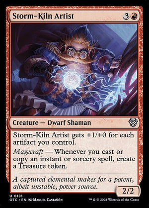 Storm-Kiln Artist (181) [Outlaws of Thunder Junction Commander]