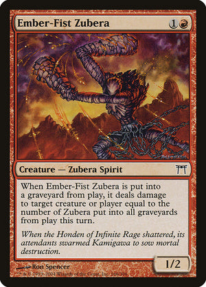Ember-Fist Zubera (166) [Champions of Kamigawa]