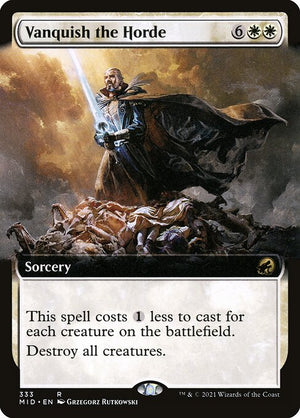 Vanquish the Horde (333) [Innistrad: Midnight Hunt] [Extended Art]