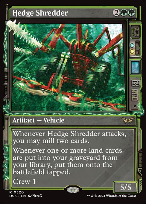 Hedge Shredder (320) [Duskmourn: House of Horror]