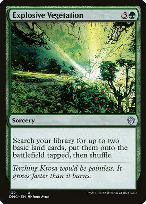 Explosive Vegetation (132) [Dominaria United Commander]