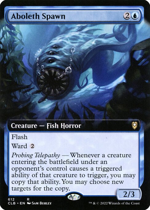 Aboleth Spawn (612) [Commander Legends: Battle for Baldur's Gate] [Extended Art]