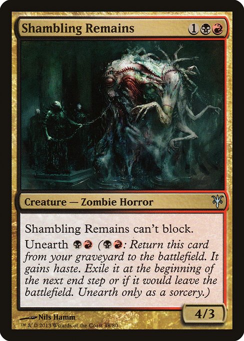 Shambling Remains (48) [Duel Decks: Sorin vs. Tibalt]