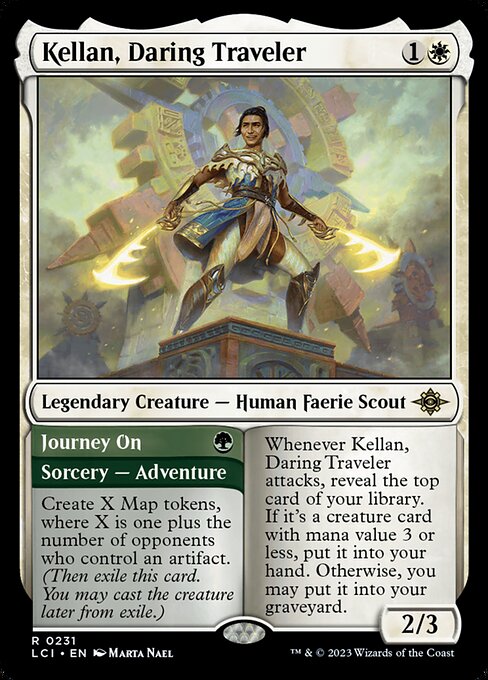 Kellan, Daring Traveler // Journey On (231) [The Lost Caverns of Ixalan]