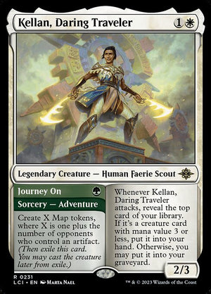 Kellan, Daring Traveler // Journey On (231) [The Lost Caverns of Ixalan]