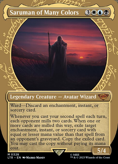 Saruman of Many Colors (328) [The Lord of the Rings: Tales of Middle-earth] [Showcase, Borderless]