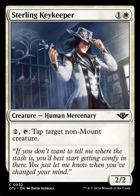 Sterling Keykeeper (32) [Outlaws of Thunder Junction]