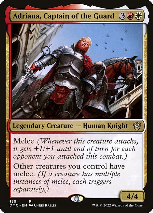 Adriana, Captain of the Guard (139) [Dominaria United Commander]