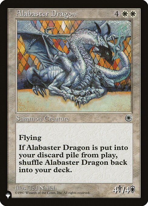 Alabaster Dragon (POR-1) [The List]