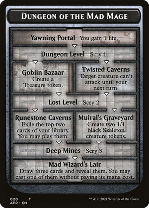Dungeon of the Mad Mage (20) [Forgotten Realms Oversized Cards]