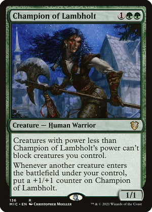 Champion of Lambholt (136) [Midnight Hunt Commander]