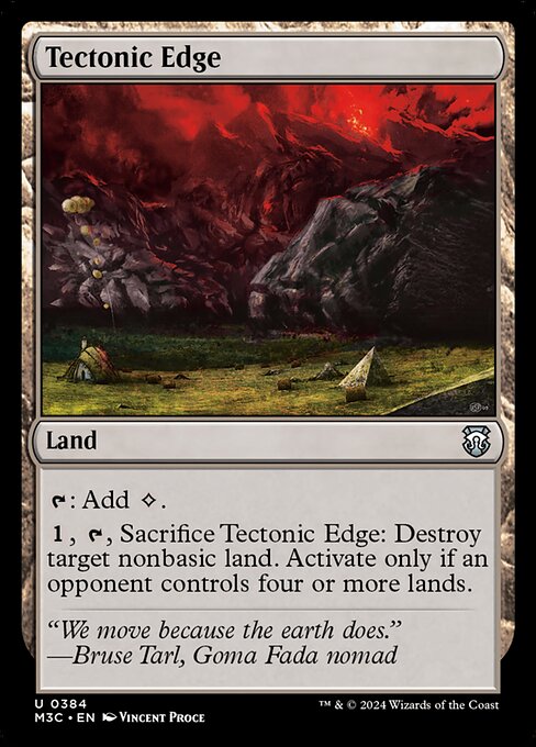 Tectonic Edge (384) [Modern Horizons 3 Commander]
