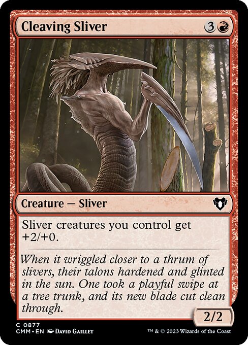 Cleaving Sliver (877) [Commander Masters]