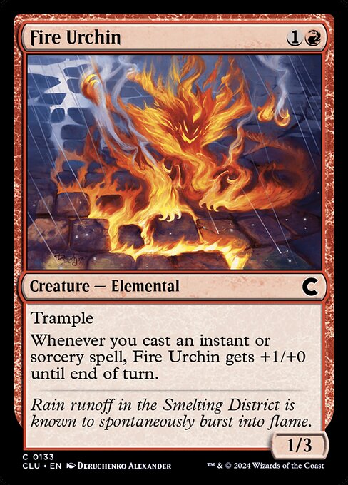 Fire Urchin (133) [Ravnica: Clue Edition]