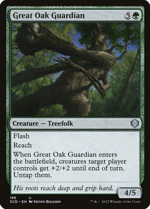 Great Oak Guardian (186) [Starter Commander Decks]