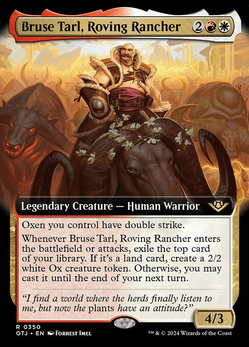 Bruse Tarl, Roving Rancher (350) [Outlaws of Thunder Junction]