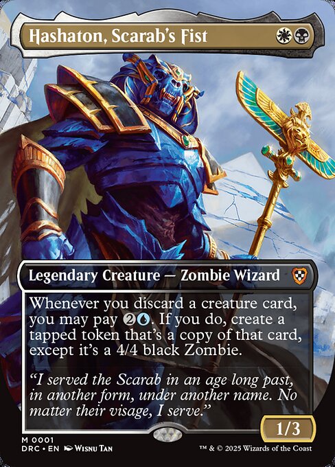 Hashaton, Scarab's Fist (1) [Aetherdrift Commander]