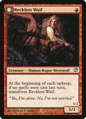 Reckless Waif // Merciless Predator (159) [Innistrad]